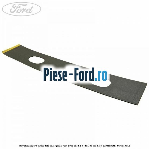 Garnitura suport numar fata/spate Ford S-Max 2007-2014 2.0 TDCi 130 cai diesel #5F502C212A