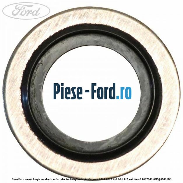 Garnitura, surub banjo conducta retur ulei turbosuflanta Ford C-Max 2011-2015 2.0 TDCi 115 cai diesel