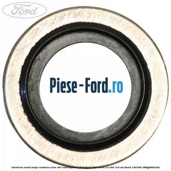 Garnitura, surub banjo conducta retur ulei turbosuflanta Ford Focus 2011-2014 2.0 TDCi 115 cai diesel
