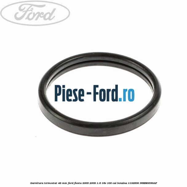 Garnitura, carcasa termostat Ford Fiesta 2005-2008 1.6 16V 100 cai benzina