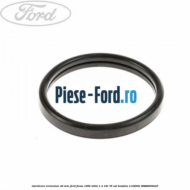 Garnitura, carcasa termostat pe bloc motor Ford Focus 1998-2004 1.4 16V 75 cai benzina