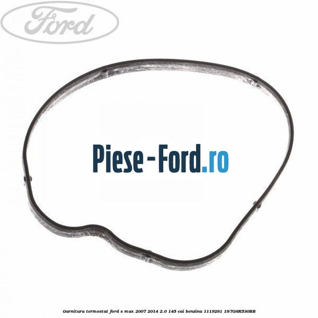 Garnitura metalica adaptor flansa apa pe bloc motor Ford S-Max 2007-2014 2.0 145 cai benzina