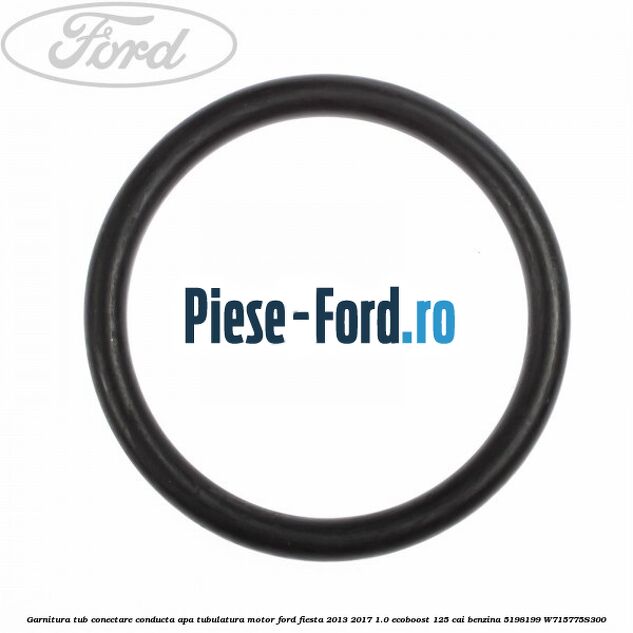 Garnitura tub conectare conducta apa tubulatura motor Ford Fiesta 2013-2017 1.0 EcoBoost 125 cai benzina
