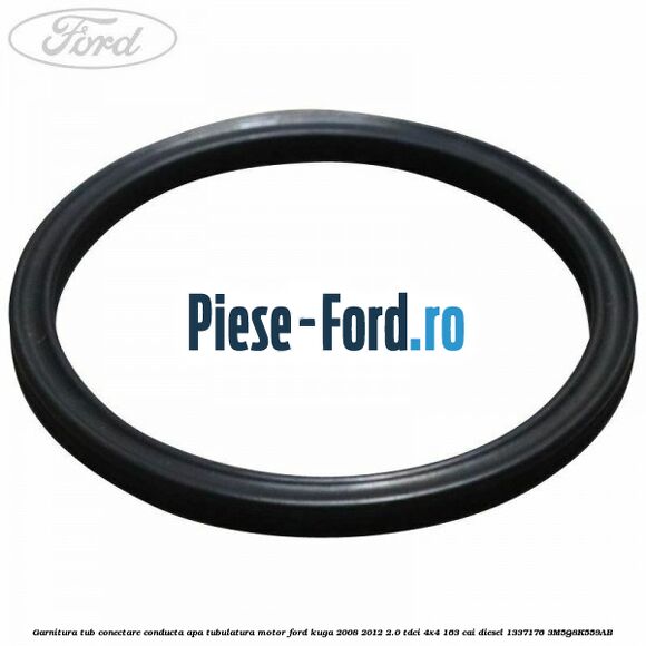 Garnitura, tub conectare conducta apa tubulatura motor Ford Kuga 2008-2012 2.0 TDCI 4x4 163 cai diesel #634E447B80