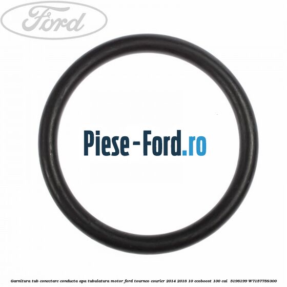Garnitura tub conectare conducta apa tubulatura motor Ford Tourneo Courier 2014-2018 1.0 EcoBoost 100 cai #2B63BD28FD