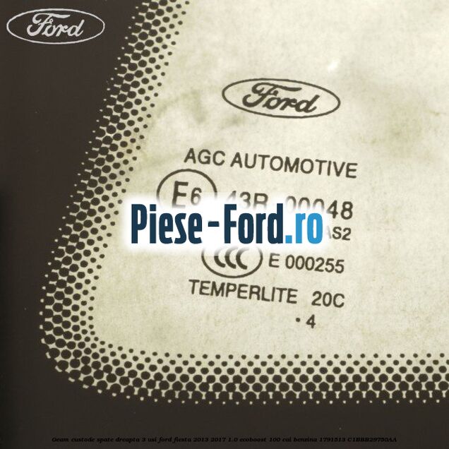Garnitura carenaj roata fata Ford Fiesta 2013-2017 1.0 EcoBoost 100 cai benzina