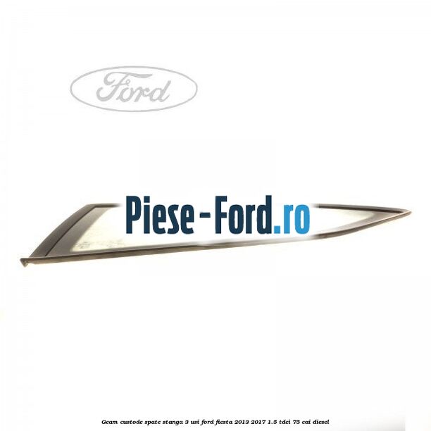 Geam custode spate stanga 3 usi Ford Fiesta 2013-2017 1.5 TDCi 75 cai diesel
