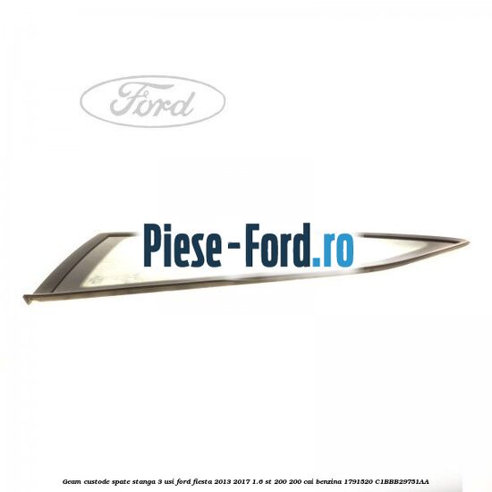 Geam custode spate dreapta 5 usi privacy Ford Fiesta 2013-2017 1.6 ST 200 200 cai benzina