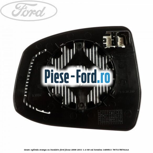 Geam oglinda stanga cu incalzire Ford Focus 2008-2011 1.4 80 cai benzina #DD65414577
