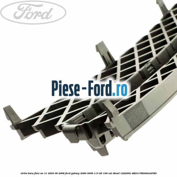 Grila bara fata an 11/2003-08/2006 Ford Galaxy 2000-2006 1.9 TDI 130 cai diesel #9B1B7B7813