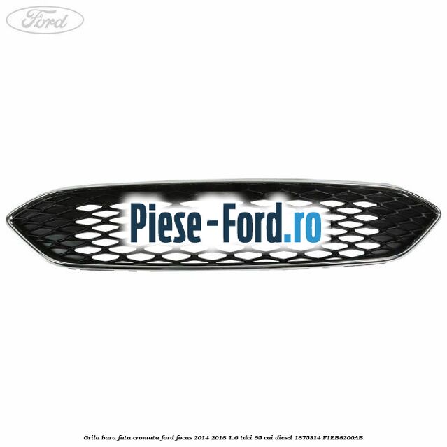 Folie protectie impact bara fata Ford Focus 2014-2018 1.6 TDCi 95 cai diesel