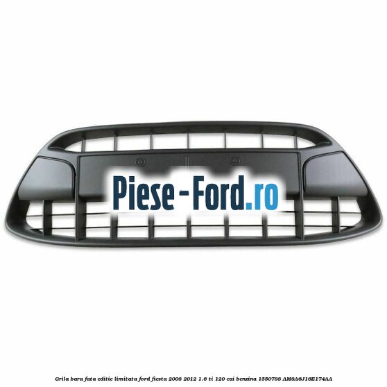 Garnitura capac spoiler hayon stanga Ford Fiesta 2008-2012 1.6 Ti 120 cai benzina