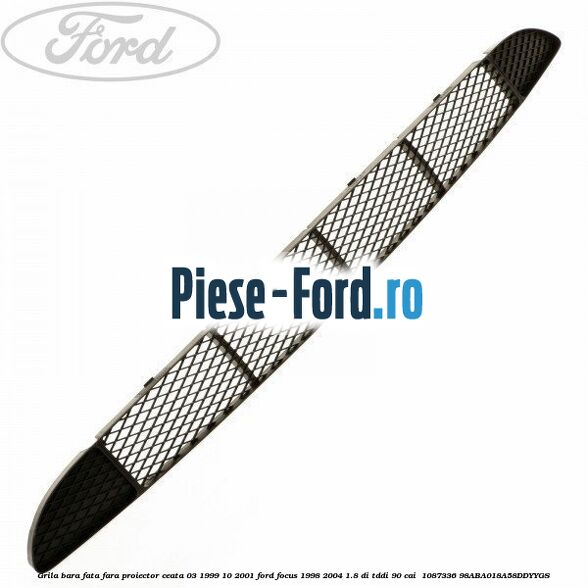 Grila bara fata fara proiector ceata 03/1999-10/2001 Ford Focus 1998-2004 1.8 DI/TDDi 90 cai  #64CB7194EE