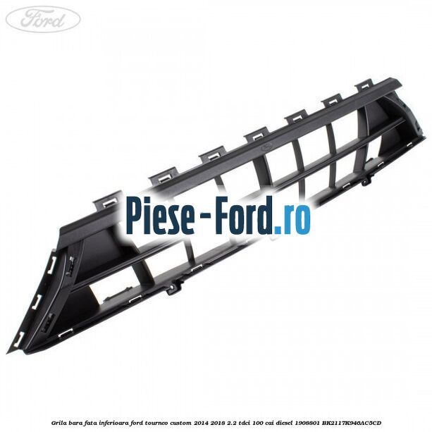 Clips prindere senzor parcare bara fata lateral Ford Tourneo Custom 2014-2018 2.2 TDCi 100 cai diesel