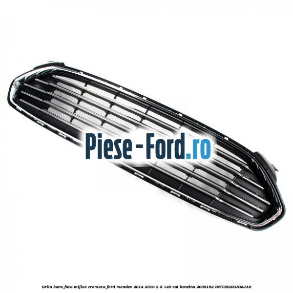 Grila bara fata mijloc cromata Ford Mondeo 2014-2018 2.5 149 cai benzina #46C83F8666