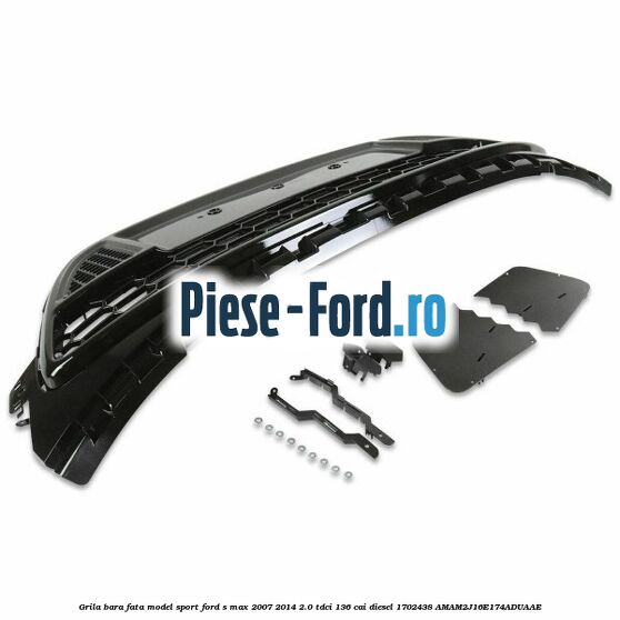 Grila bara fata, model Sport Ford S-Max 2007-2014 2.0 TDCi 136 cai #45376FA8AE Grila bara fata, model Sport Ford S-Max 2007-2014 2.0 TDCi 136 cai diesel #45376FA8AE