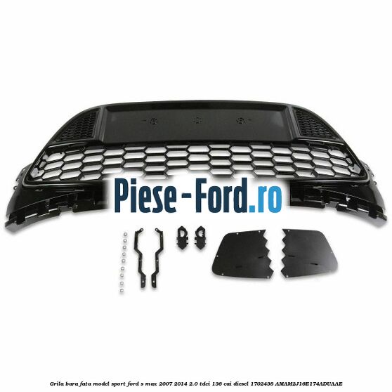Grila bara fata, model Sport Ford S-Max 2007-2014 2.0 TDCi 136 cai #45376FA8AE Grila bara fata, model Sport Ford S-Max 2007-2014 2.0 TDCi 136 cai diesel #45376FA8AE