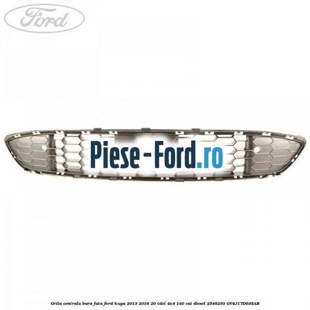 Grila centrala bara fata Ford Kuga 2013-2016 2.0 TDCi 4x4 140 cai #6FEA0B4865