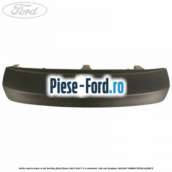 Grila centru bara 4 usi berlina Ford Fiesta 2013-2017 1.0 EcoBoost 100 cai benzina