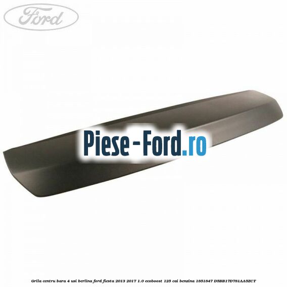 Grila centru bara 4 usi berlina Ford Fiesta 2013-2017 1.0 EcoBoost 125 cai benzina
