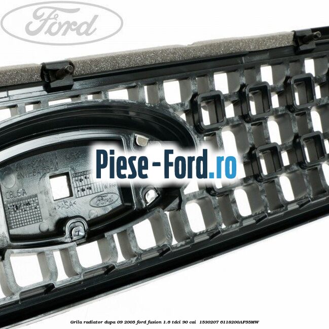 Grila radiator dupa 09/2005 Ford Fusion 1.6 TDCi 90 cai  #6FDD0AFC07