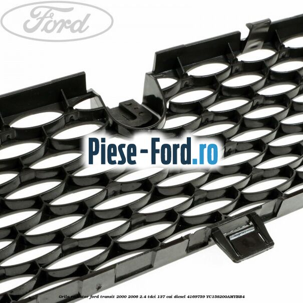 Grila radiator Ford Transit 2000-2006 2.4 TDCi 137 cai #5E3653EF36 Grila radiator Ford Transit 2000-2006 2.4 TDCi 137 cai diesel #5E3653EF36