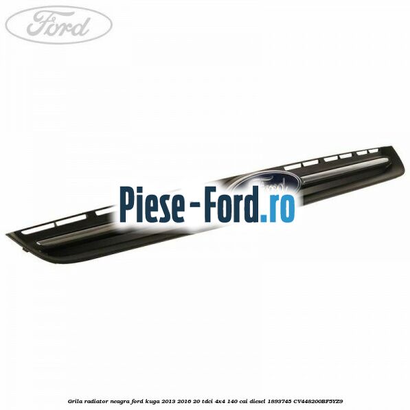 Grila radiator neagra Ford Kuga 2013-2016 2.0 TDCi 4x4 140 cai #54834A7616
