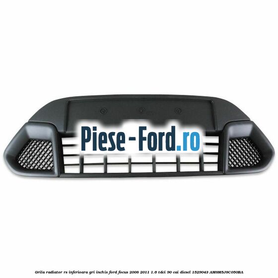 Grila radiator RS inferioara, gri inchis Ford Focus 2008-2011 1.6 TDCi 90 cai #A625E1F051 Grila radiator RS inferioara, gri inchis Ford Focus 2008-2011 1.6 TDCi 90 cai diesel #A625E1F051