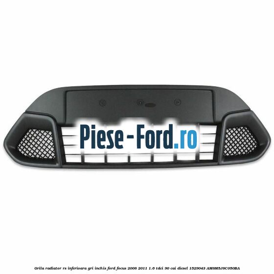 Grila radiator RS inferioara, gri inchis Ford Focus 2008-2011 1.6 TDCi 90 cai #A625E1F051 Grila radiator RS inferioara, gri inchis Ford Focus 2008-2011 1.6 TDCi 90 cai diesel #A625E1F051