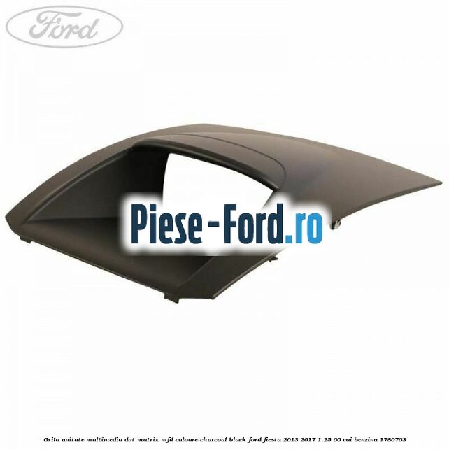 Grila unitate multimedia dot matrix MFD culoare charcoal black Ford Fiesta 2013-2017 1.25 60 cai benzina #11C80FC3EB