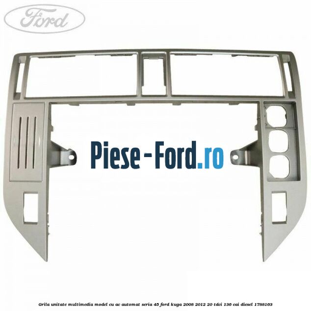 Grila unitate multimedia model cu AC automat seria 45 Ford Kuga 2008-2012 2.0 TDCi 136 cai #C4C4AB5066