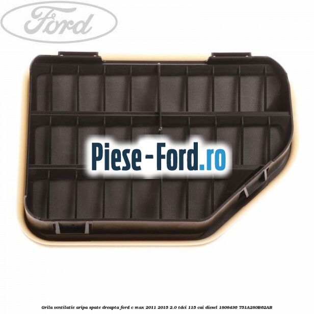 Extensie bara spate Ford C-Max 2011-2015 2.0 TDCi 115 cai diesel