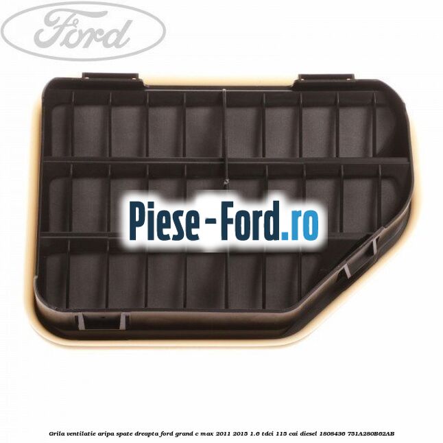 Extensie bara spate Ford Grand C-Max 2011-2015 1.6 TDCi 115 cai diesel