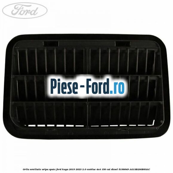 Grila ventilatie aripa spate Ford Kuga 2019-2023 2.0 EcoBlue 4x4 150 cai diesel #20FB1555B7