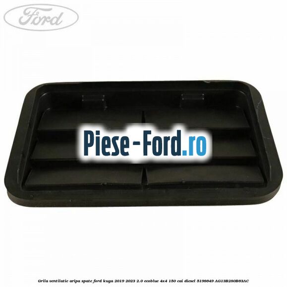 Grila ventilatie aripa spate Ford Kuga 2019-2023 2.0 EcoBlue 4x4 150 cai diesel #20FB1555B7