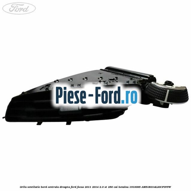 Conducta inferioara climatizare picioare stanga Ford Focus 2011-2014 2.0 ST 250 cai benzina