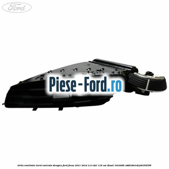 Conducta inferioara climatizare picioare stanga Ford Focus 2011-2014 2.0 TDCi 115 cai diesel