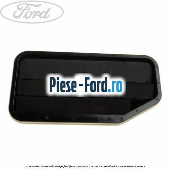 Grila ventilatie caroserie, dreapta Ford Focus 2014-2018 1.5 TDCi 120 cai diesel
