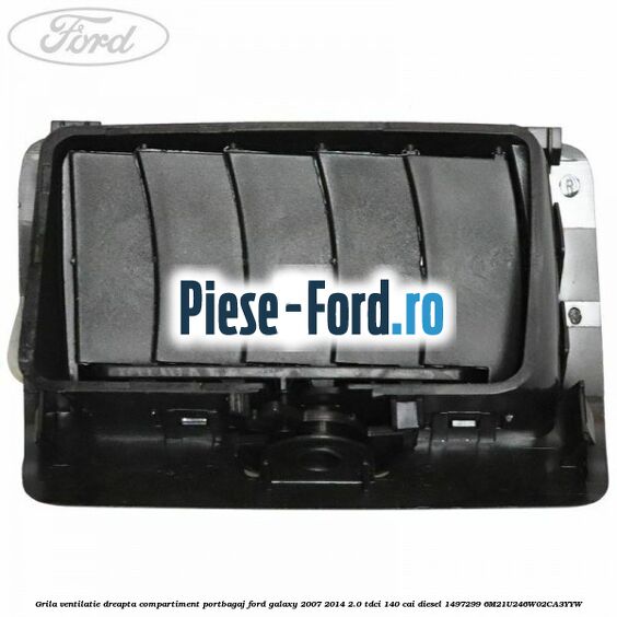 Grila ventilatie dreapta compartiment portbagaj Ford Galaxy 2007-2014 2.0 TDCi 140 cai diesel #03D041F1BC