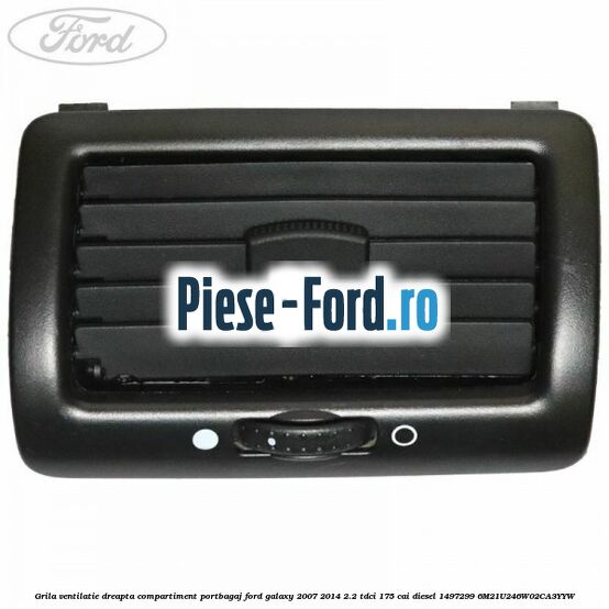 Furtun ventilatie rezervor Ford Galaxy 2007-2014 2.2 TDCi 175 cai diesel
