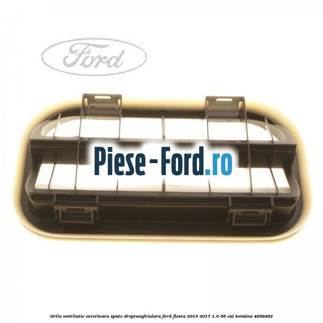 Grila ventilatie exterioara spate dreptunghiulara Ford Fiesta 2013-2017 1.0 65 cai #14581CDFFB