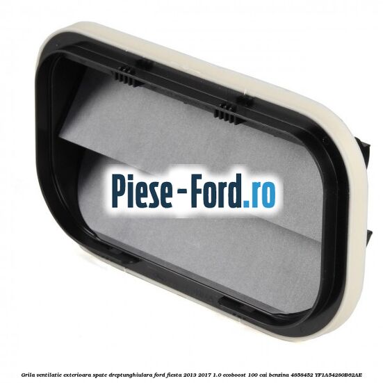 Grila ventilatie exterioara spate dreptunghiulara Ford Fiesta 2013-2017 1.0 EcoBoost 100 cai benzina