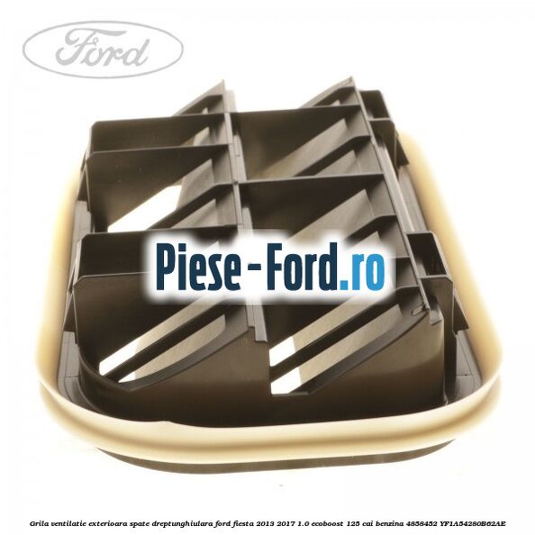 Grila ventilatie exterioara spate dreptunghiulara Ford Fiesta 2013-2017 1.0 EcoBoost 125 cai benzina