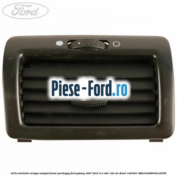 Grila ventilatie stanga compartiment portbagaj Ford Galaxy 2007-2014 2.0 TDCi 140 cai diesel