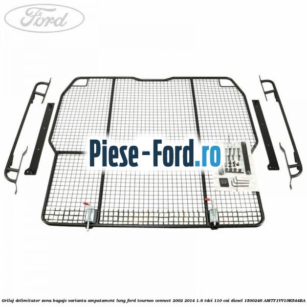 Grilaj delimitator zona bagaje varianta ampatament lung Ford Tourneo Connect 2002-2014 1.8 TDCi 110 cai diesel