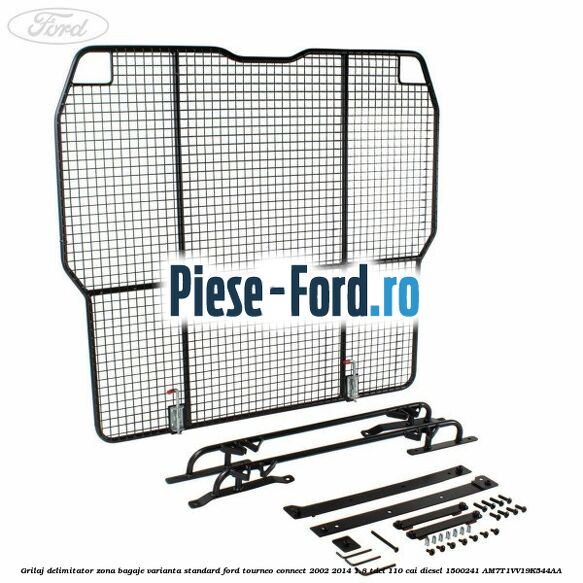 Grilaj delimitator zona bagaje varianta ampatament lung Ford Tourneo Connect 2002-2014 1.8 TDCi 110 cai diesel