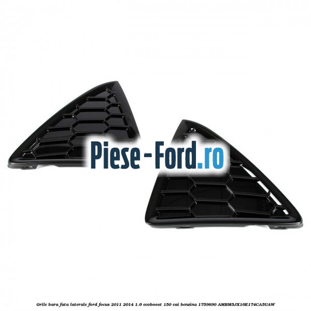 Grile bara fata, laterale Ford Focus 2011-2014 1.6 EcoBoost 150 cai benzina #DDE475DC8E