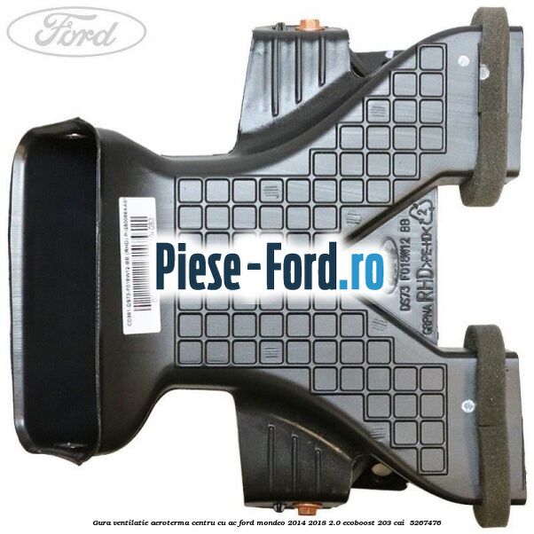 Gura ventilatie aeroterma centru cu AC Ford Mondeo 2014-2018 2.0 EcoBoost 203 cai  #AACCE9C875