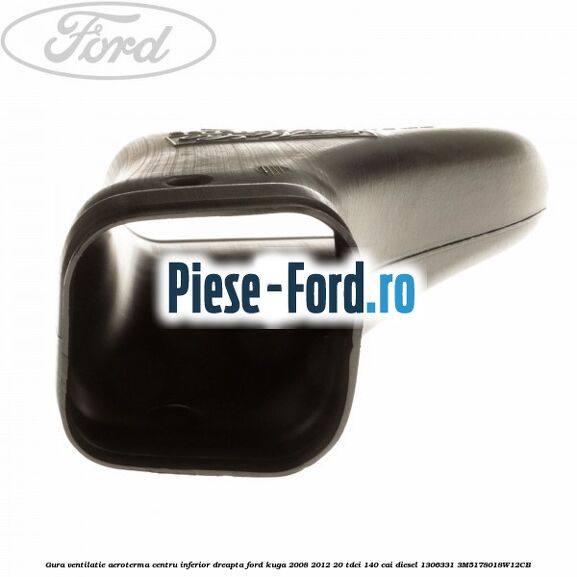 Gura ventilatie aeroterma centru inferior dreapta Ford Kuga 2008-2012 2.0 TDCI 140 cai #A208A5415F