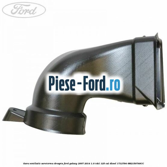 Gura ventilatie aeroterma dreapta Ford Galaxy 2007-2014 1.8 TDCi 125 cai diesel #7A18C023A5